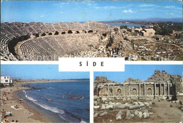 Side Antalya Theater Strand Ruine
