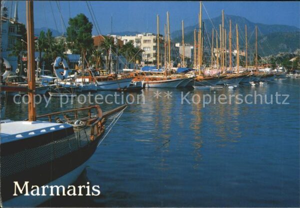 Marmaris Hafen Segelboote