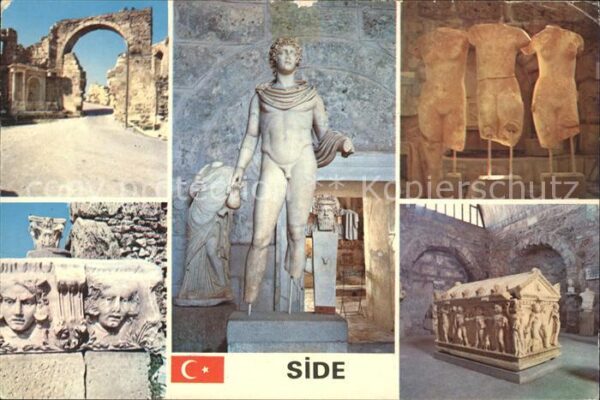 Side Antalya Mosque Apollon Ruine