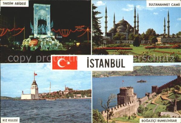 Istanbul Constantinopel Sultanahmet Cami Bogazici Rumelihisar K