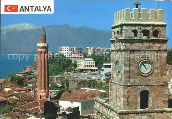 Antalya Yivli Minare Saat Kulesi