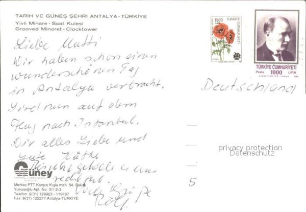 Antalya Yivli Minare Saat Kulesi – Bild 2