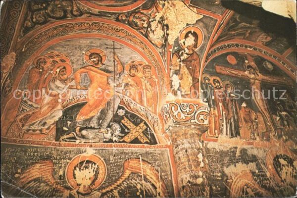 Goereme Nevsehir Fresken Kirche Dunkelheit