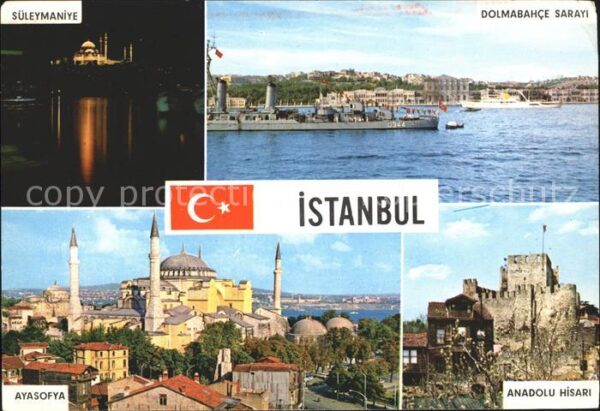 Istanbul Constantinopel Dolmabance Sarayi Süleymaniye Ayasofya