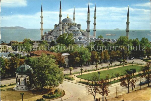 Istanbul Constantinopel Blaue Moschee Kaiser Wilhelm II
