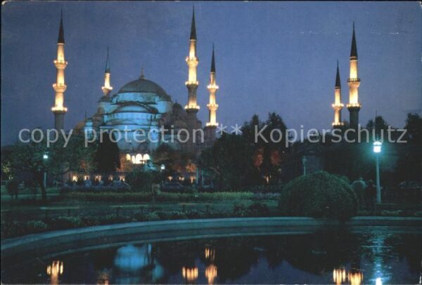 Istanbul Constantinopel Blaue Moschee