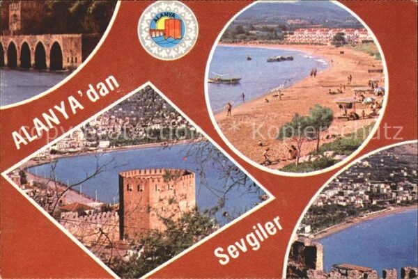 Alanya Burg Strand Teilansicht