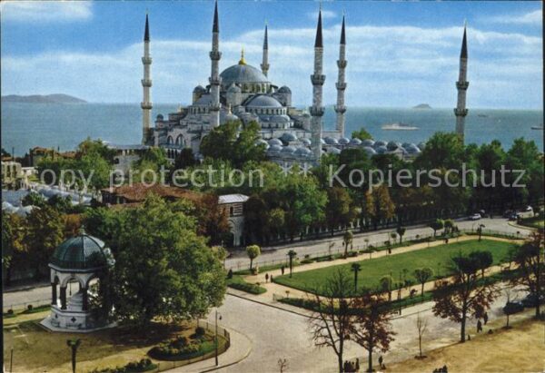 Istanbul Constantinopel Blaue Moschee Kaiser Wilhelm II