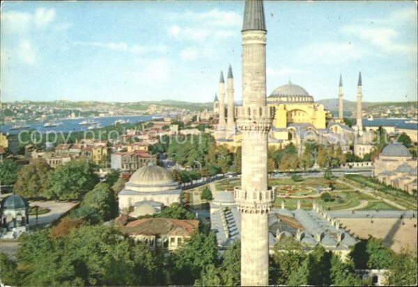 Istanbul Constantinopel von Blaue Moschee Kaiser Wilhelm II Bru
