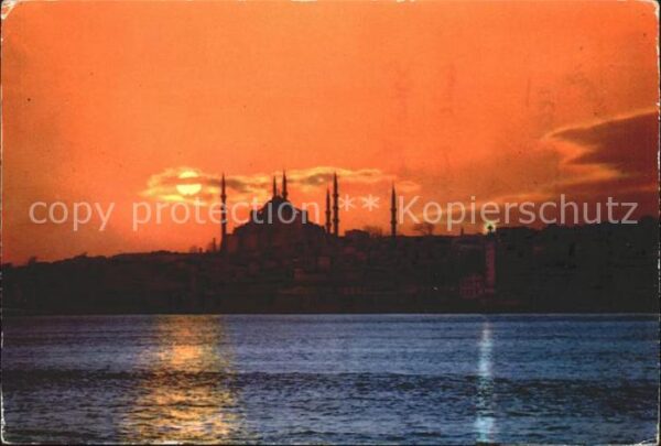 Istanbul Constantinopel Blaue Moschee