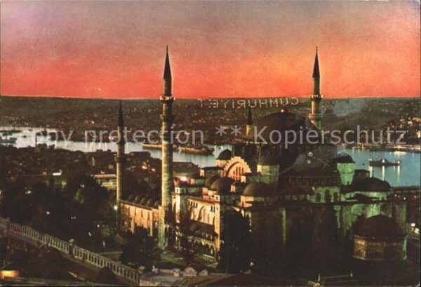 Istanbul Constantinopel Süleymaniye Moschee Golden Horn