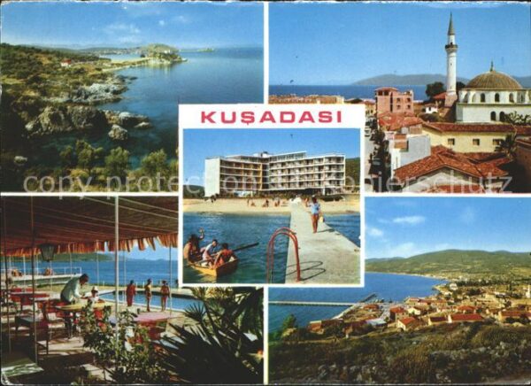 Kusadasi Moschee Hotel Cafe Teilansichten