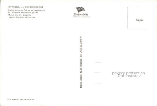 Istanbul Constantinopel St. Sophia Museum – Bild 2