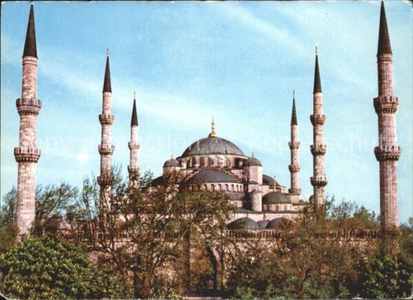Istanbul Constantinopel Blaue Moschee