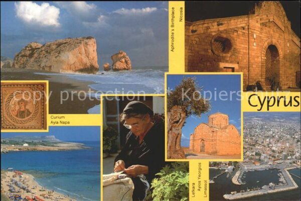 Zypern Cyprus Aphrodite Birthplace Letkara Ayios Yeor
