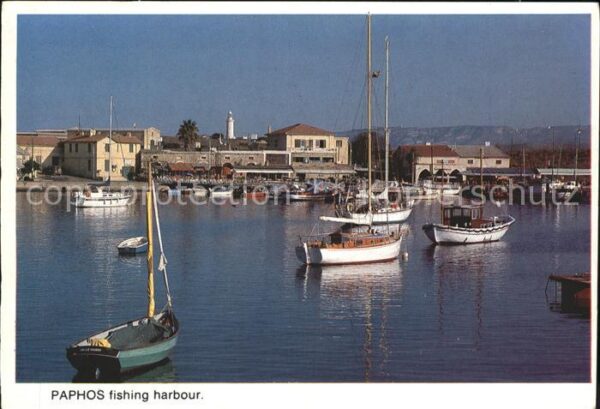 Paphos fishing harbour Segelboot