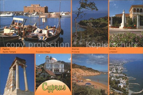 Zypern Cyprus Paphos Apollo Temple Nicosia Limassol A