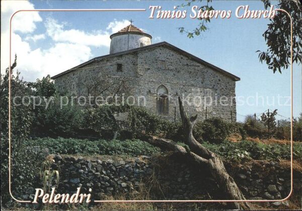Zypern Cyprus Pelendri Timios Stavros Church