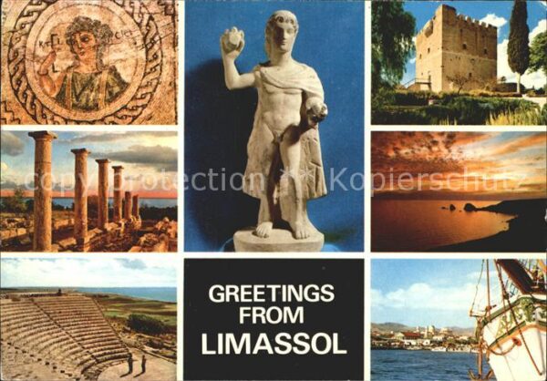 Limassol Kloster Schiff Mosaik Ruine