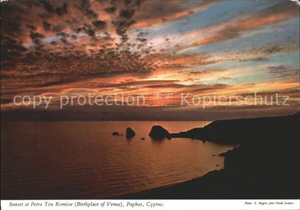 Paphos Suset Petra Tou Romiou