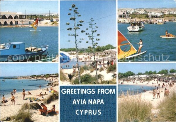 Ayia Napa Agia Napa Strand Segelboot