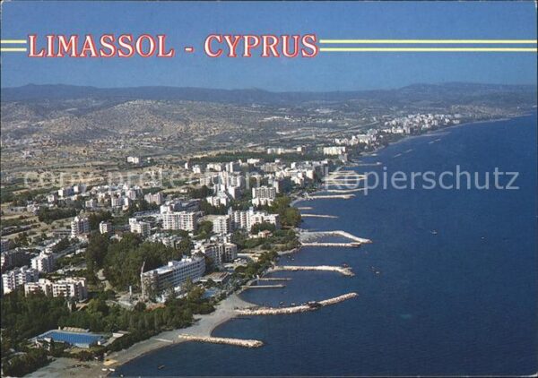 Limassol Fliegeraufnahme Strand