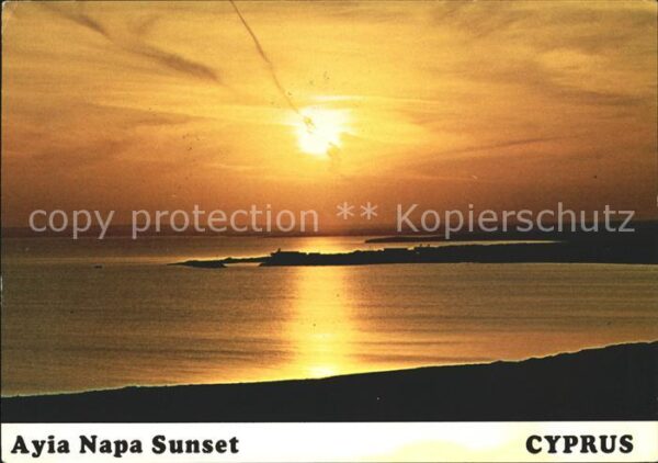 Ayia Napa Agia Napa Sunset