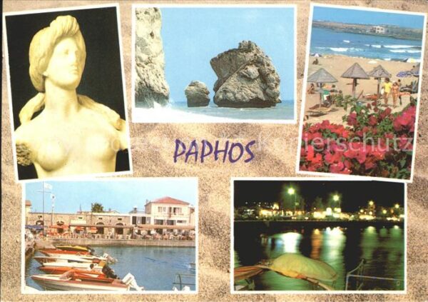 Paphos Strand Hafen Aphrodite