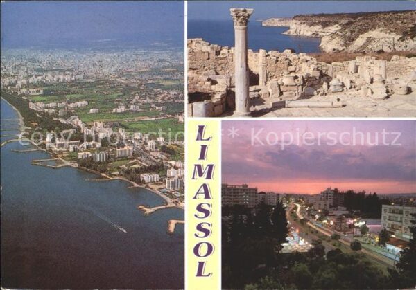 Limassol Fliegeraufnahme Strassenansicht Ruine