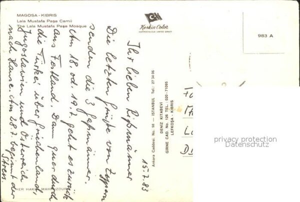 Zypern Cyprus Magosa Kibris Lala Mustafa Pasa Camii – Bild 2