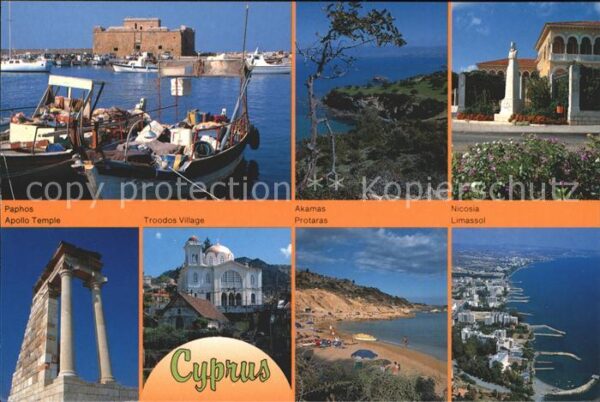 Zypern Cyprus Paphos Apollo Temple Troodos Village Ak
