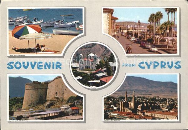 Zypern Cyprus Promenade Strand Kloster