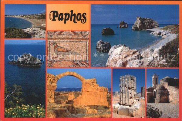 Paphos Mosaik Ruine Strand