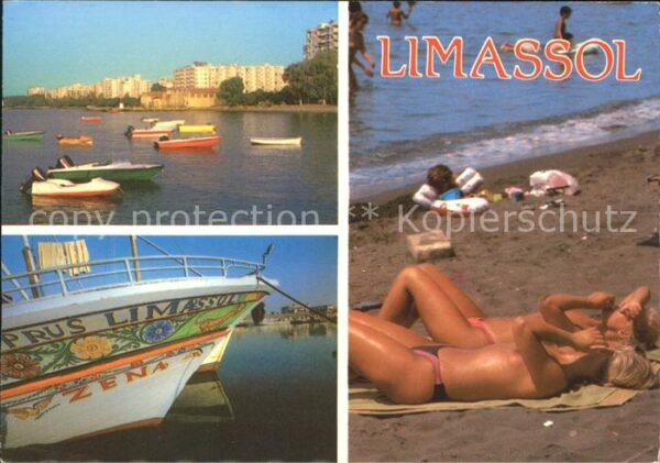 Limassol Strand Boote