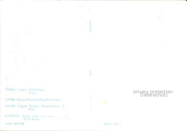 Zypern Cyprus Panayia Chrisafiliotissa Kirche – Bild 2