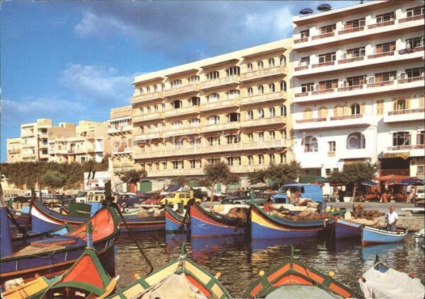 Gozo Malta Fishing Harbour Resort Marsalforn