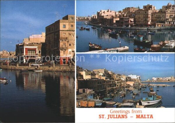 St Julians Hafen Boote
