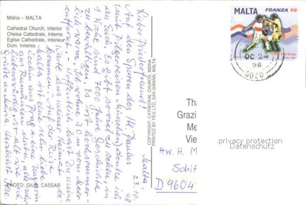 Mdina Malta Dom Inneres – Bild 2