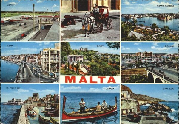 Malta Airport Karozzin Grand Harbour Floriana