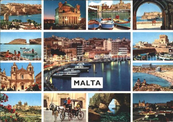 Malta Pferdekutsche Strand Blaue Grotte Kathe