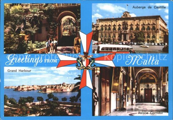 Valletta Grand Harbour Palace Corridor Auberge C