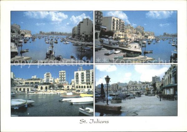 St Julians Hafen Boote