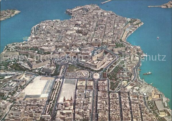 Valletta Fliegeraufnahme Floriana Granaries