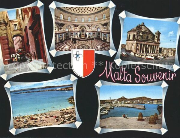 Sliema Strand Hafen Kirche