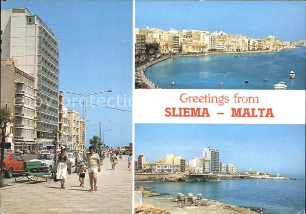 Sliema Strand Promenade Yacht