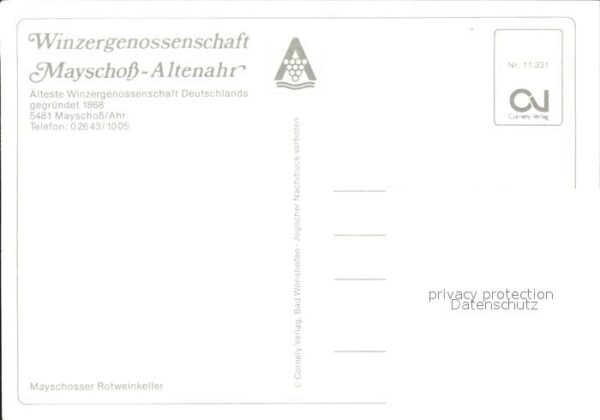 Mayschoss Altenahr Winzergenossenschaft – Bild 2