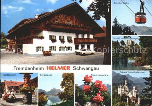 Schwangau Fremdenheim Helmer Tegelbergbahn Dorfbr