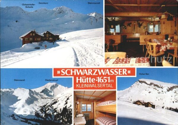 Hirschegg Kleinwalsertal Vorarlberg Schwarzwasserhütte DAV-Sektion Schwaben