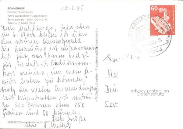 Waldachtal Kur-Sanatorium Sonnenhof – Bild 2