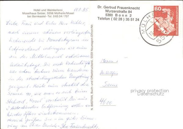 Muelheim Mosel Hotel-Weinkellerei Moselhaus Selzer – Bild 2
